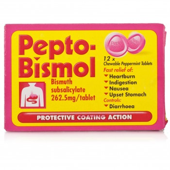Pepto-Bismol Chewable Tablets 12