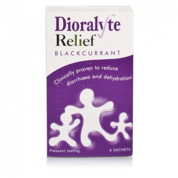 Dioralyte Relief Sachets Blackcurrant 6s