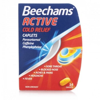 Beechams Active Cold Relief Caplets 14caplets