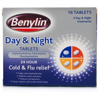 Benylin Day And Night Tablets 16tabs