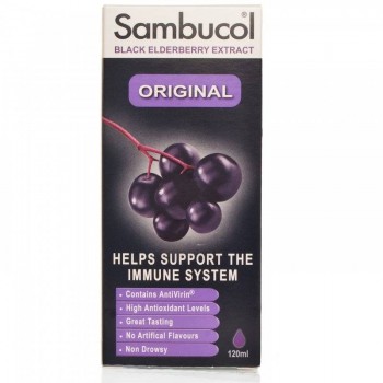 Sambucol Black Elderberry Extract Original 120ml Sambucol Black Elderberry Extract Original 120ml