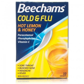 Beechams Cold & Flu Honey & Lemon 10s