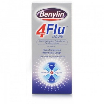 Benylin 4 Flu Liquid 200ml