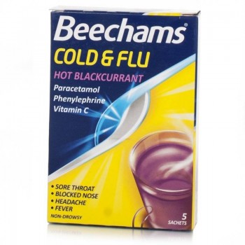 Beechams Cold & Flu Blackcurrant