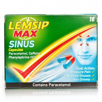 Lemsip Max Strength Sinus Relief Capsules 16caps