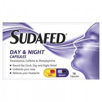 Sudafed Day & Night 16caps Sudafed Day & Night 16caps