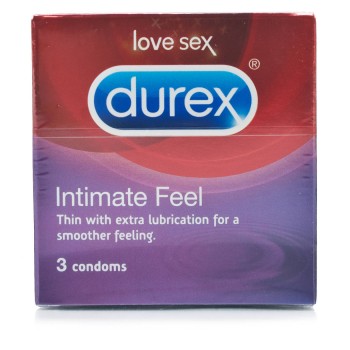 Durex Intimate Feel Condoms x3