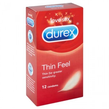 Durex Thin Feel Condoms (Formerly Fetherlite) x12