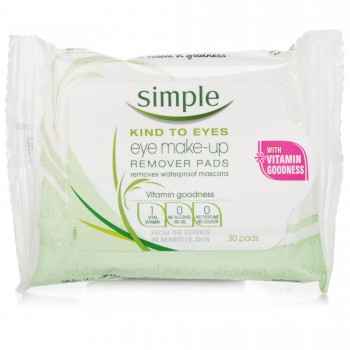 Simple Eye Make-Up Remover Pads