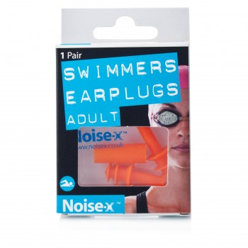 Noise X Swimmer's Earplugs Adult Size 1 Pair