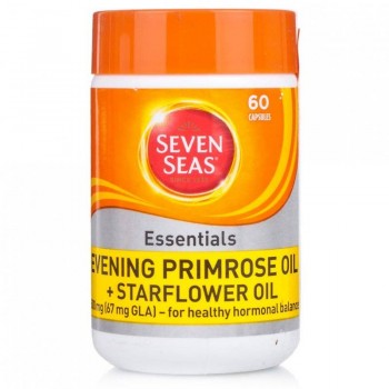 Seven seas evening primrose oil plus starflower 500mg capsules 60caps