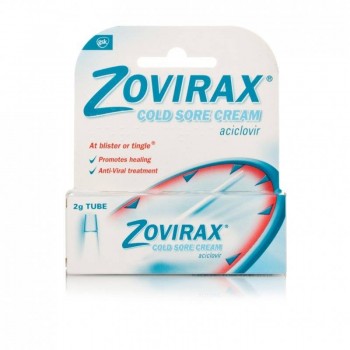Zovirax Cold Sore Cream Tube 2g