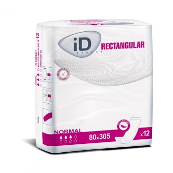 iD Expert Rectangular Booster Pad 330ml - Pack of 12 