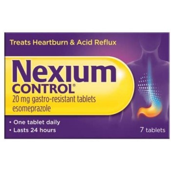 Nexium Control 20mg Gastro-Resistant Tablets - 7 Tablets