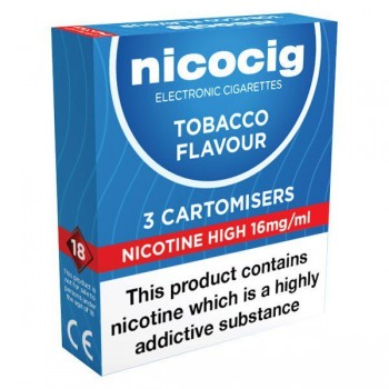 Nicocig Cartomiser Tobacco High 16mg