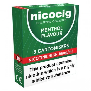 Nicocig Cartomiser Menthol High 16mg