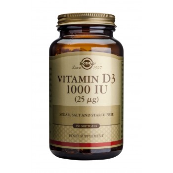 Solgar Vitamin D3 1000 IU (25 ?g) Softgels