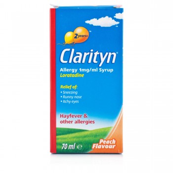 Clarityn Allergy Syrup Peach