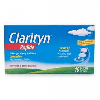 Clarityn Rapide Allergy 10mg Tablets Clarityn Rapide Allergy 10mg Tablets