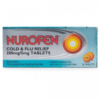 Nurofen Cold & Flu Relief Tablets16's Nurofen Cold & Flu Relief Tablets16's