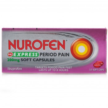 Nurofen Express Period Pain 200mg Soft Capsules