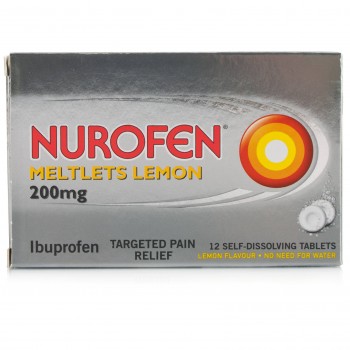 Nurofen Meltlets 200mg - Lemon