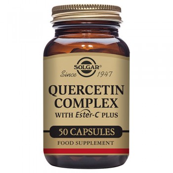 Quercetin Complex with Ester-C Plus Vegetable Capsules-Pack of 50