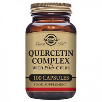 Quercetin Complex with Ester-C Plus Vegetable Capsules-Pack of 100