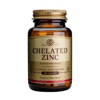 Solgar Chelated Zinc Tablets Solgar Chelated Zinc Tablets
