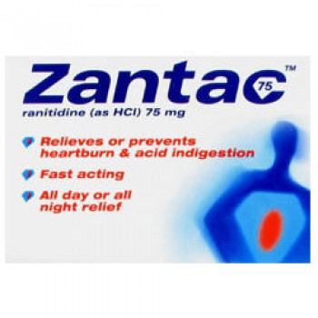 Zantac Ranitidine 75mg Tablets