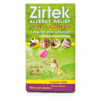 Zirtek Allergy Relief For Children 6+
