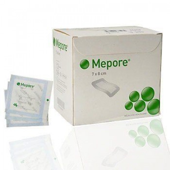 mepore self adhesive dressing 7x8cm 55pack size