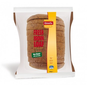GLUTAFIN GLUTEN FREE SELECT FRESH BROWN LOAF - SLICED