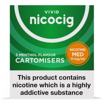  Nicocig Cartomiser Menthol Medium 