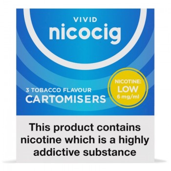  Nicocig Cartomiser Tobacco Low 6mg