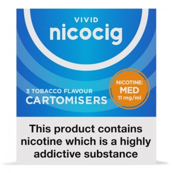  Nicocig Cartomiser Tobacco Medium 