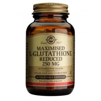 Maximised L-Glutathione Reduced 250 mg Vegetable Capsules
