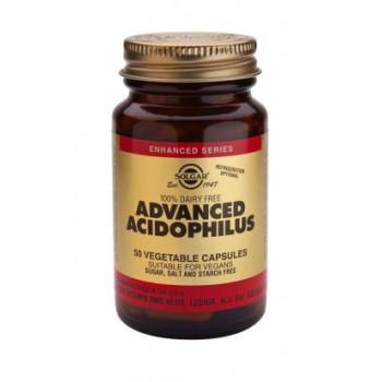 Solgar Advanced Acidophilus (100% Dairy Free) Vegetable Capsules