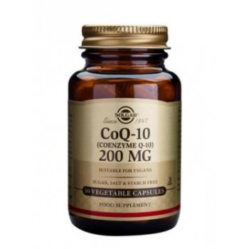Solgar Coenzyme Q-10 200 mg Vegetable Capsules