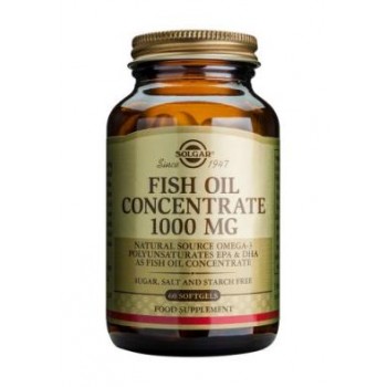 Solgar Fish Oil Concentrate 1000 mg Softgels 