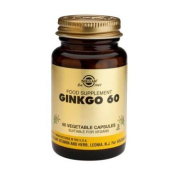 Solgar Ginkgo 60 Vegetable Capsules