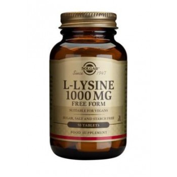 Solgar L-Lysine 1000 mg Tablets