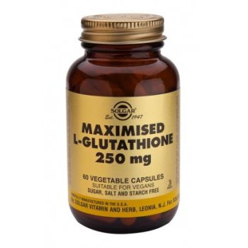 Solgar Maximised L-Glutathione (Reduced) 250 mg Vegetable Capsules