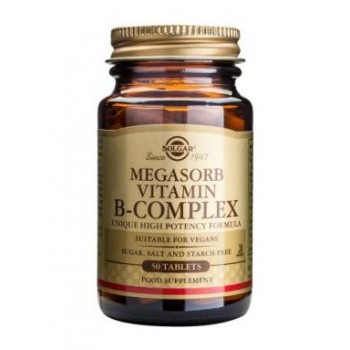 Solgar Megasorb Vitamin B-Complex Tablets