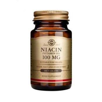 Solgar Niacin 100 mg (Vitamin B3) Tablets