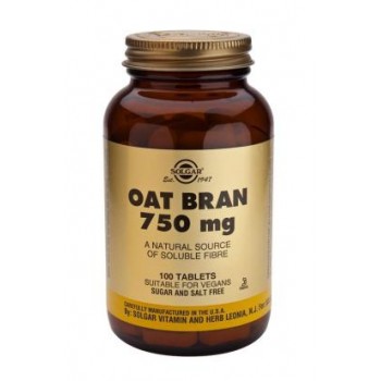 Solgar Oat Bran 750 mg Tablets