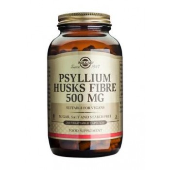 Solgar Psyllium Husks Fibre 500 mg Vegetable Capsules