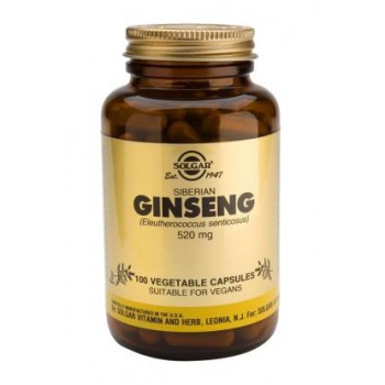 Solgar Siberian Ginseng 520 mg Vegetable Capsules