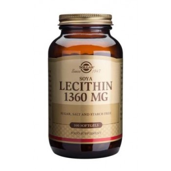 Solgar Soya Lecithin 1360 mg Softgels