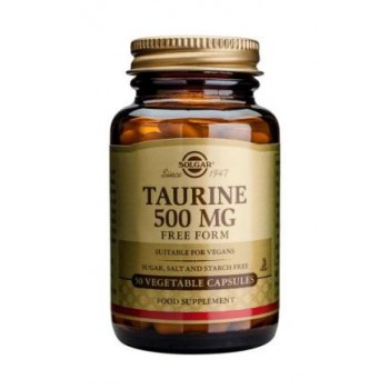 Taurine 500 mg Vegetable Capsules